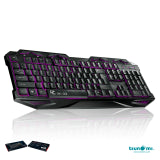 Tsunami GK-03 3 Colors LED Breathing Backlight Gaming USB Wired Keyboard