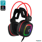 Tsunami GE-06 Protector 7.1 Virtual Sound Gaming Headset with Software Red