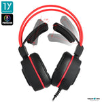 Tsunami GE-06 Protector 7.1 Virtual Sound Gaming Headset with Software Red